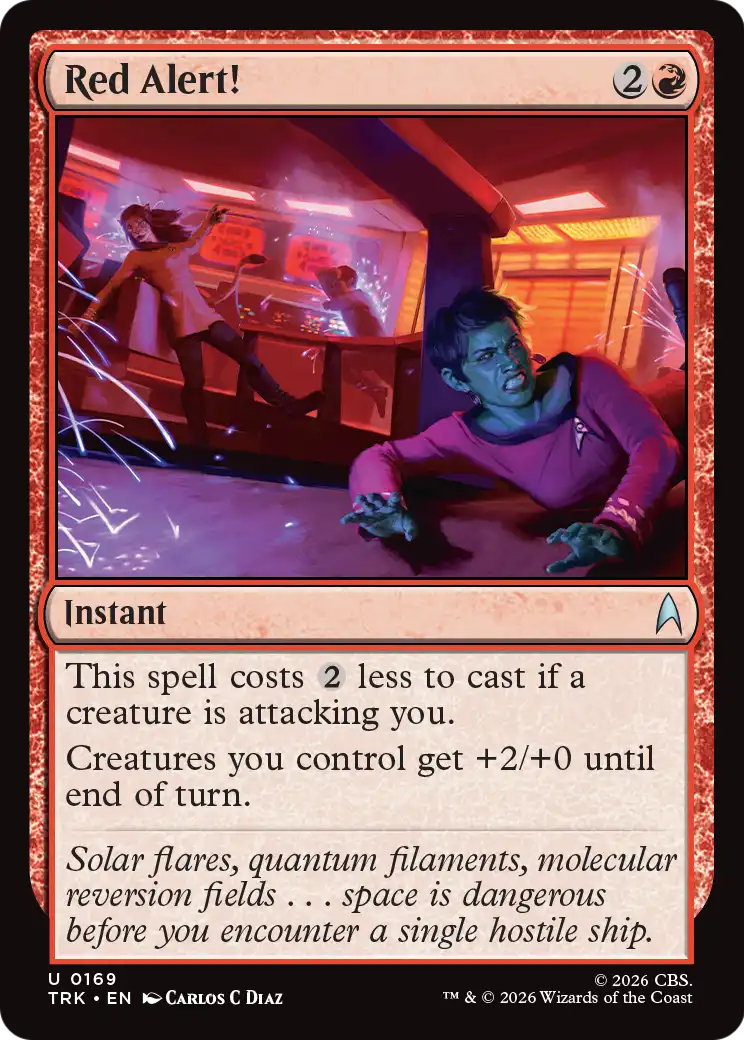 Red Alert! [Star Trek] | Cards and Coasters CA