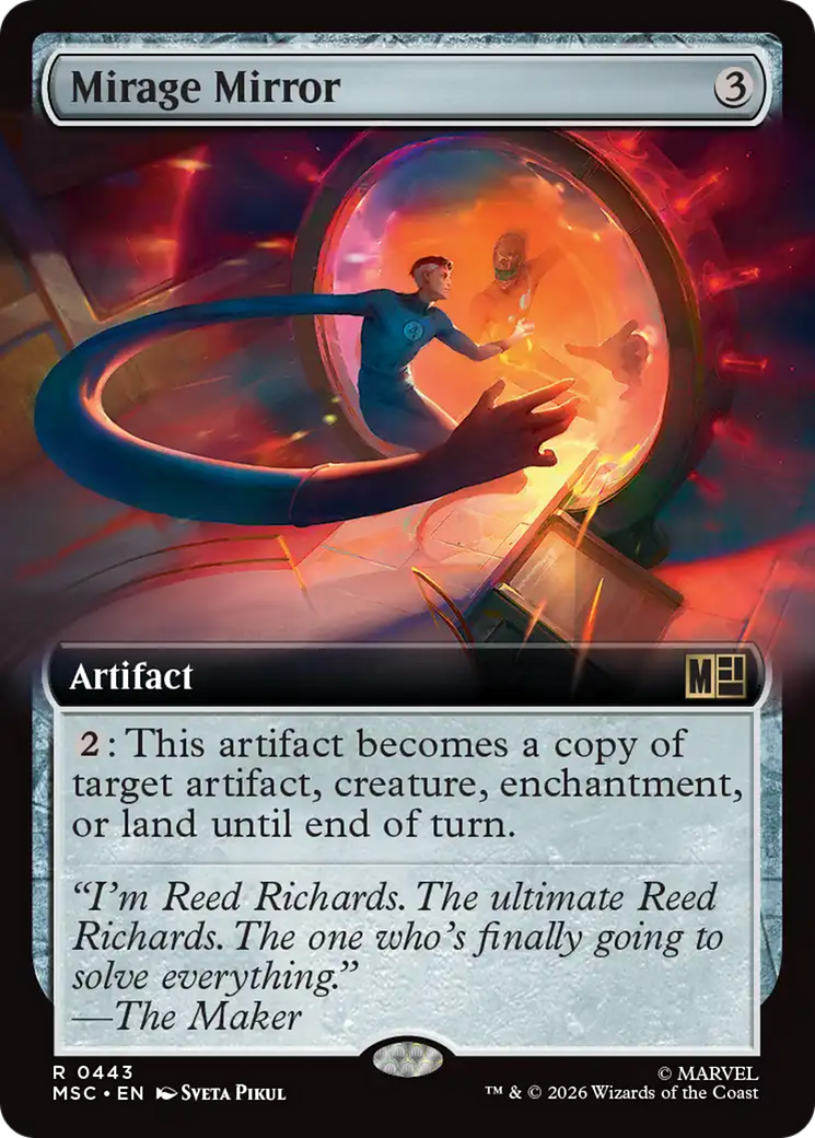 Mirage Mirror (Extended Art) [Marvel Super Heroes Commander] | Cards and Coasters CA