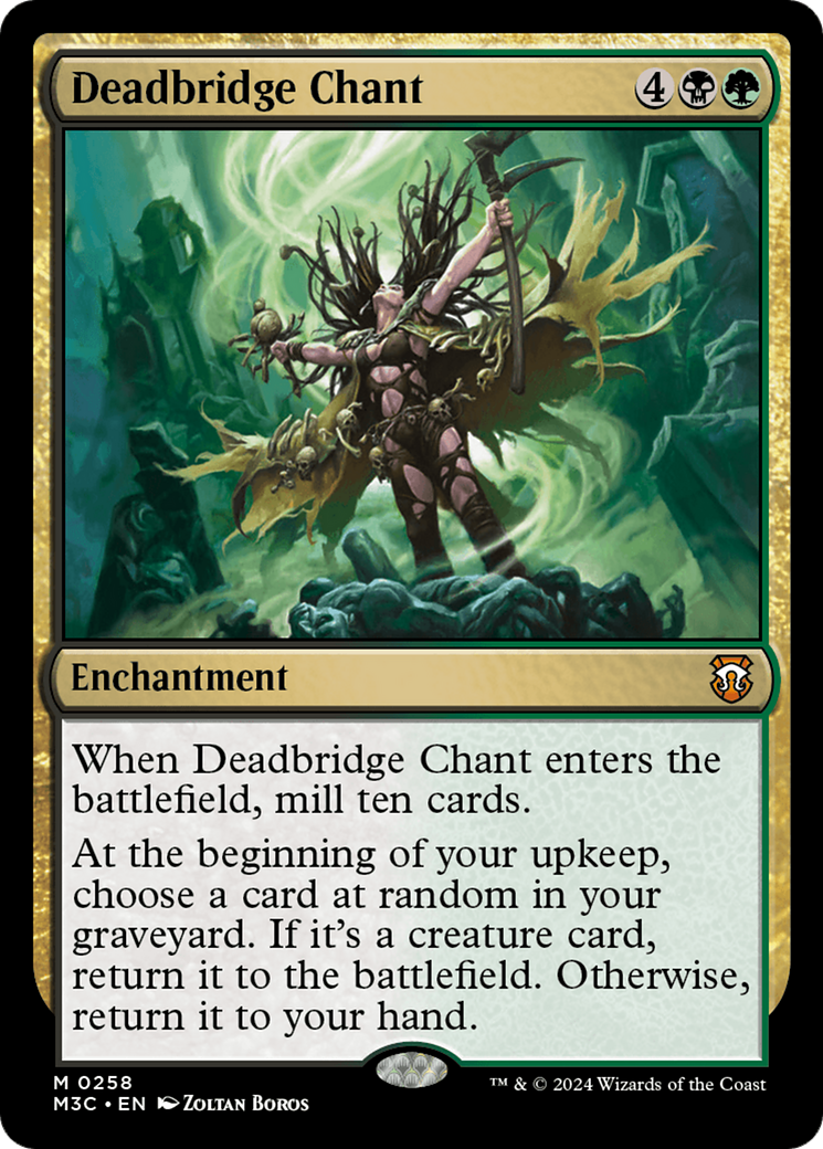 Deadbridge Chant (Ripple Foil) [Modern Horizons 3 Commander] | Cards and Coasters CA