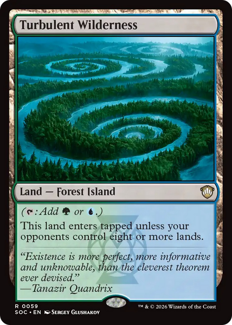 Turbulent Wilderness [Secrets of Strixhaven Commander] | Cards and Coasters CA