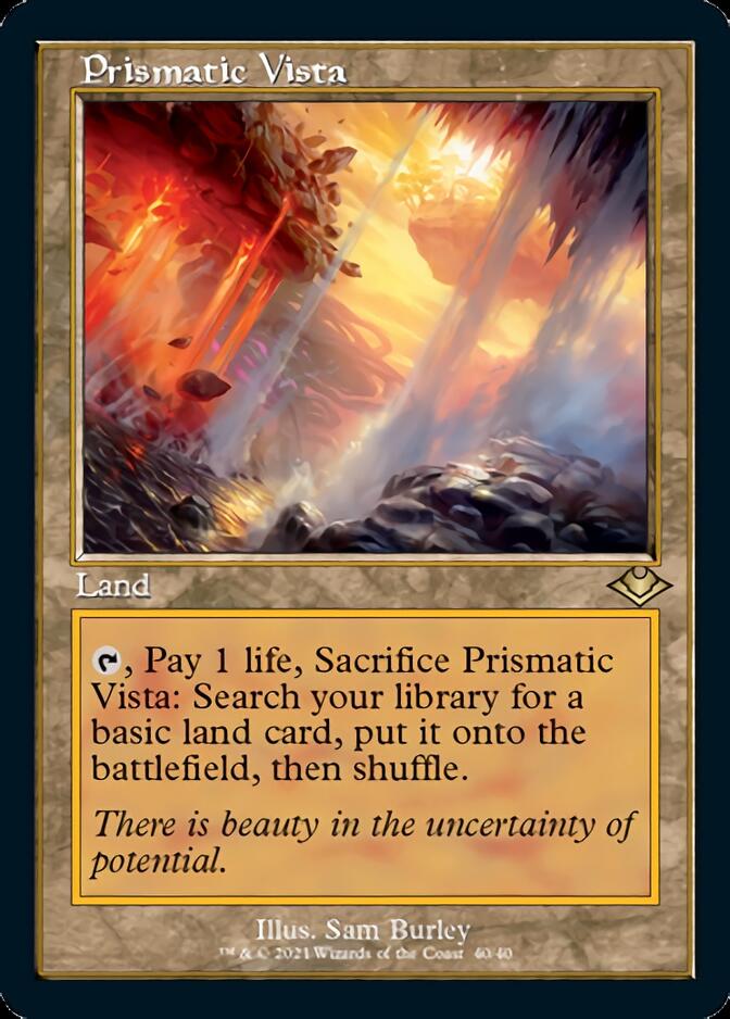 Prismatic Vista (Retro) [Modern Horizons] | Cards and Coasters CA