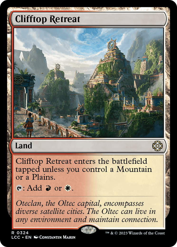 Clifftop Retreat [The Lost Caverns of Ixalan Commander] | Cards and Coasters CA