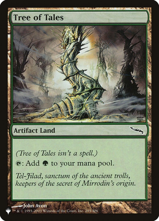 Tree of Tales [The List] | Cards and Coasters CA