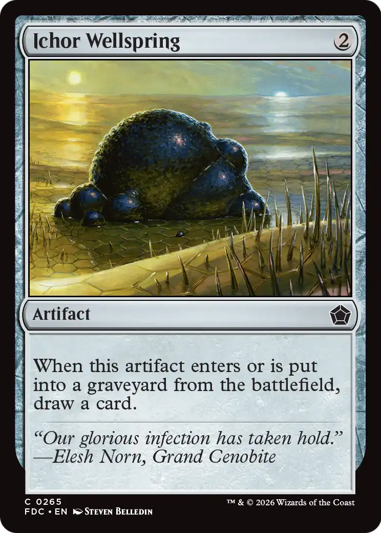Ichor Wellspring [Foundations Commander] | Cards and Coasters CA