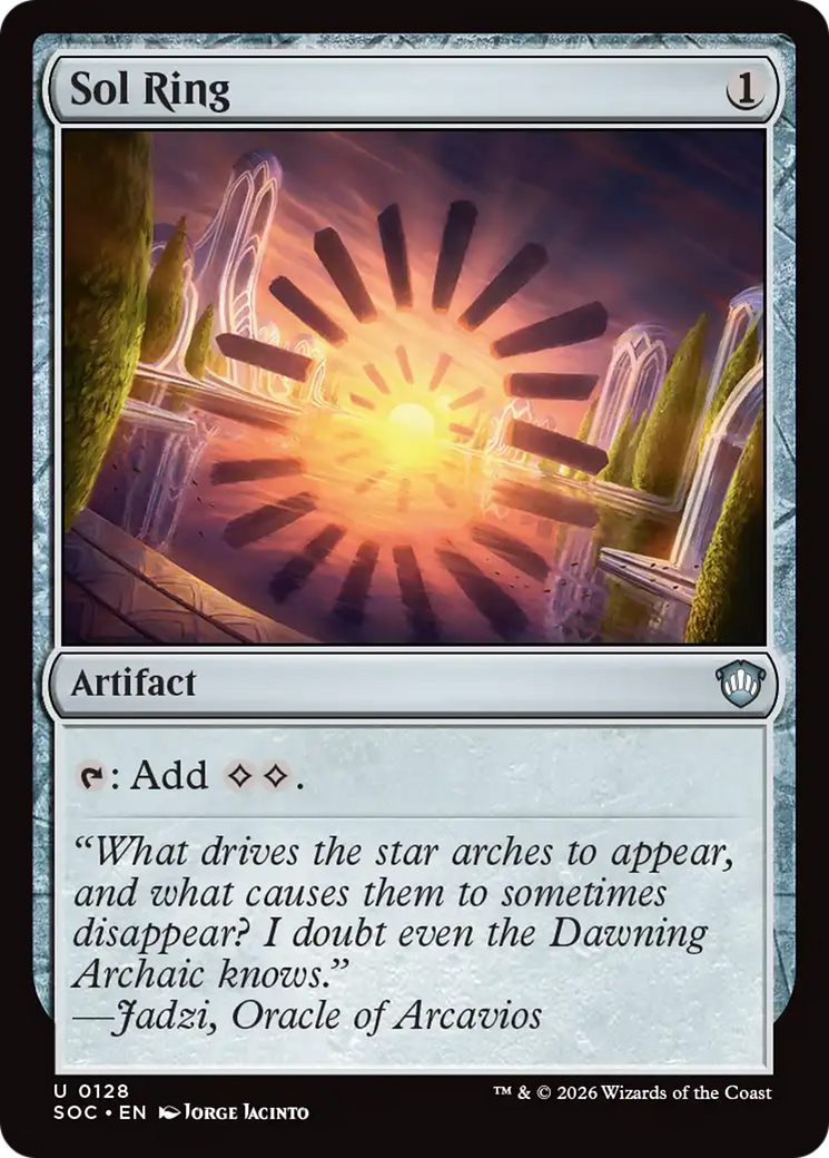 Sol Ring [Secrets of Strixhaven Commander] | Cards and Coasters CA