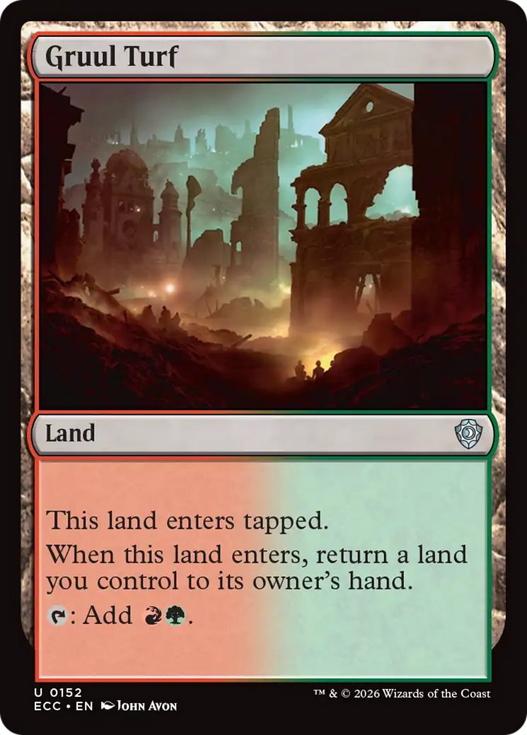 Gruul Turf [Lorwyn Eclipsed Commander] | Cards and Coasters CA