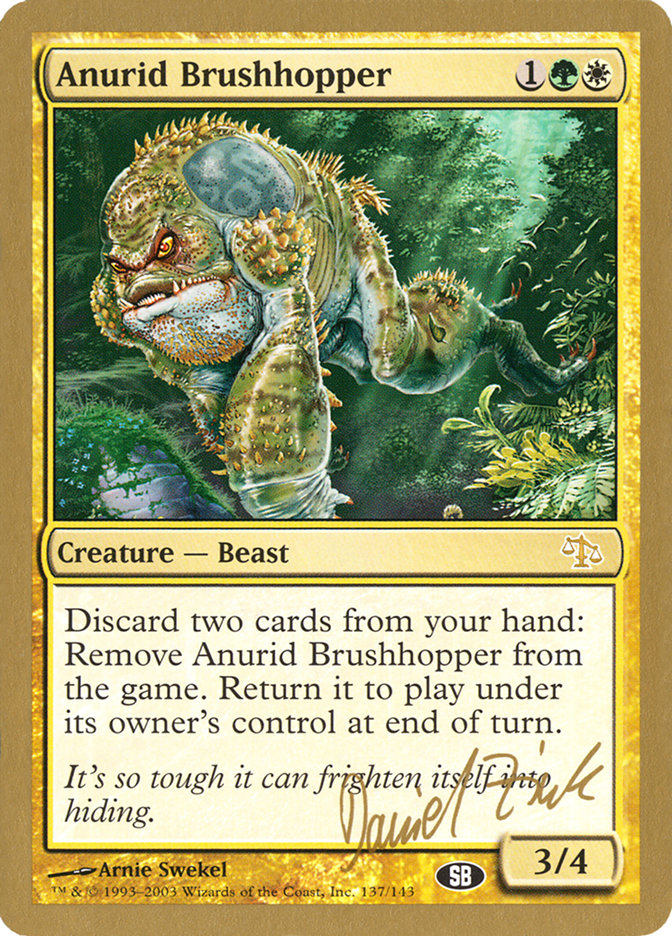 Anurid Brushhopper (Daniel Zink) (SB) [World Championship Decks 2003] | Cards and Coasters CA