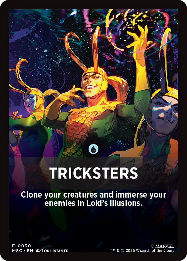 Tricksters Theme Card [Marvel Super Heroes Commander] | Cards and Coasters CA