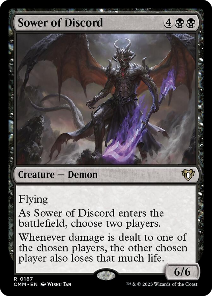 Sower of Discord [Commander Masters] | Cards and Coasters CA