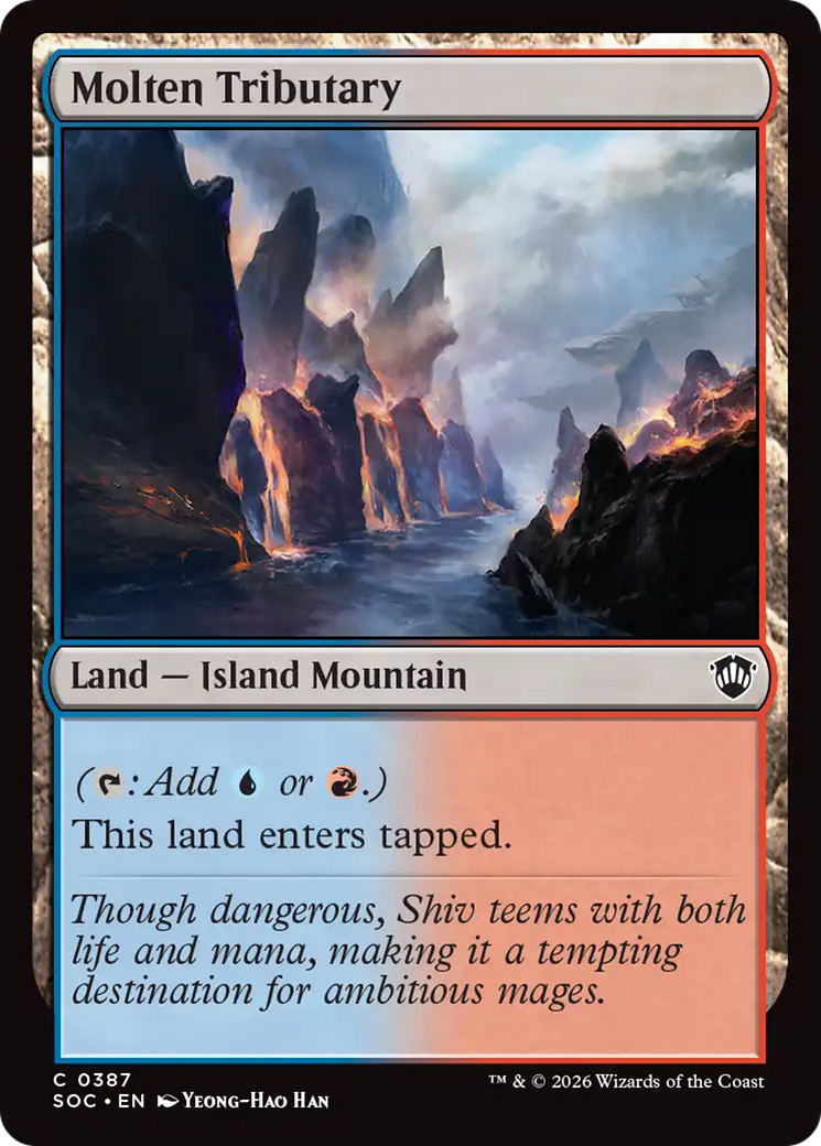 Molten Tributary [Secrets of Strixhaven Commander] | Cards and Coasters CA