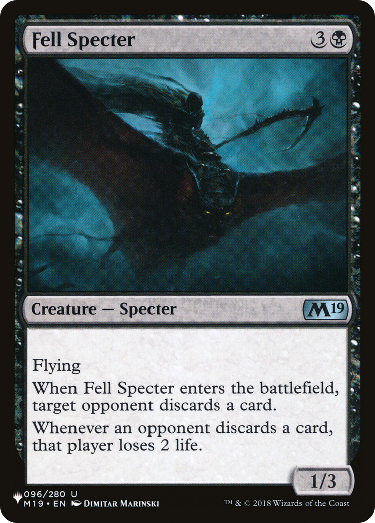 Fell Specter [The List Reprints] | Cards and Coasters CA