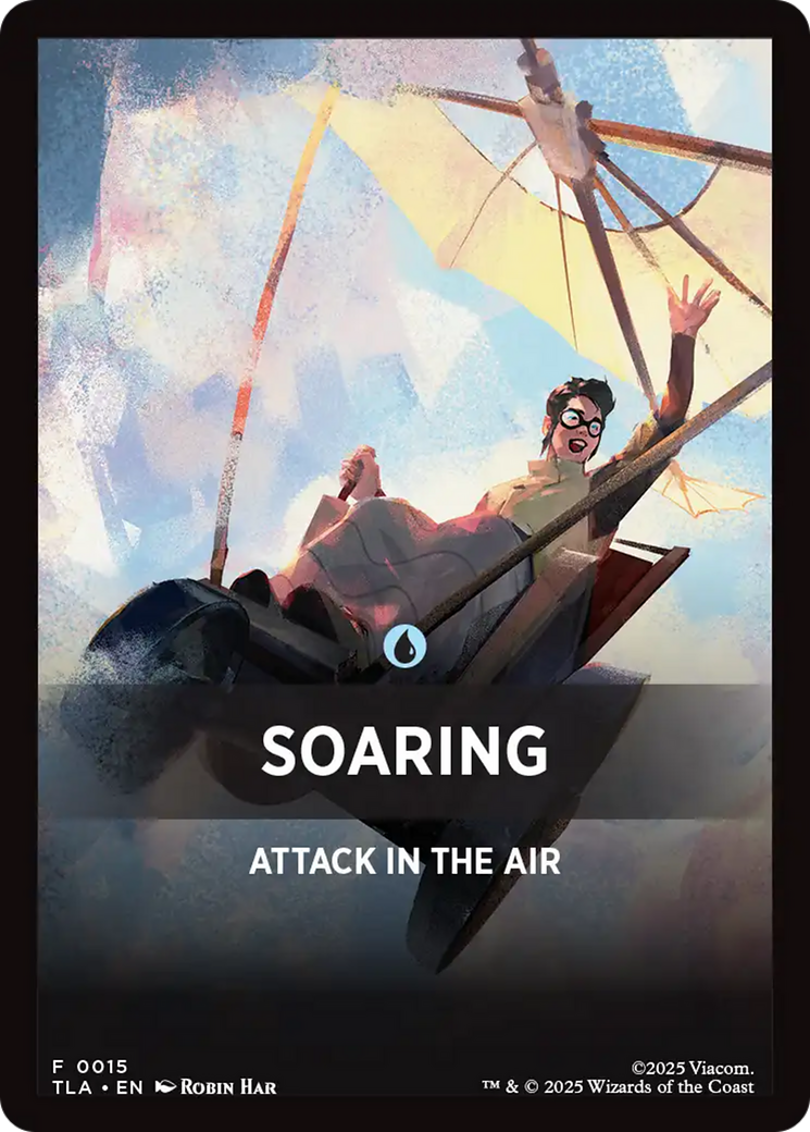 Soaring Theme Card [Avatar: The Last Airbender Tokens] | Cards and Coasters CA