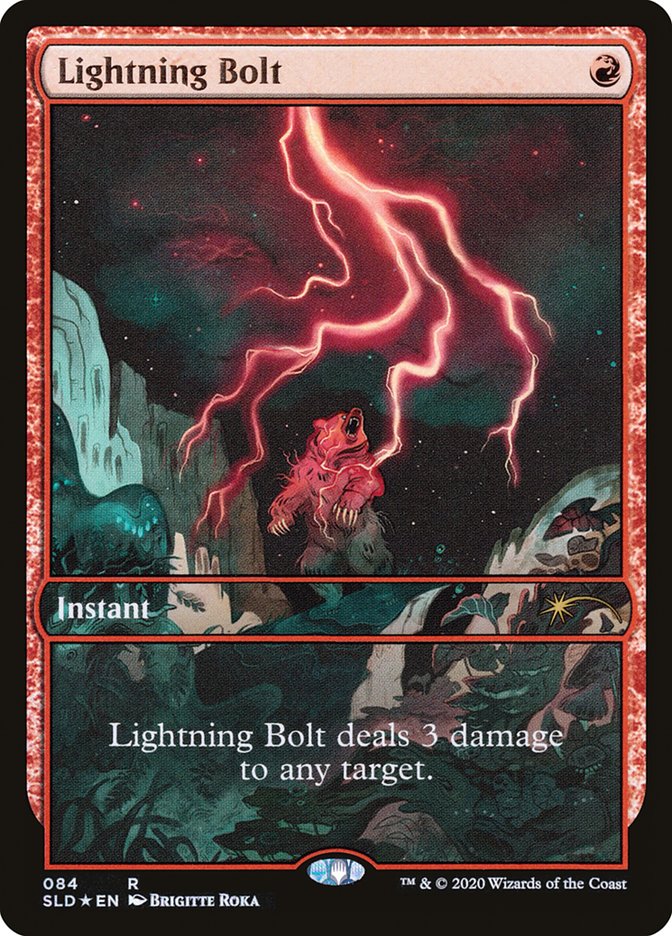 Lightning Bolt (084) [Secret Lair Drop Series] | Cards and Coasters CA