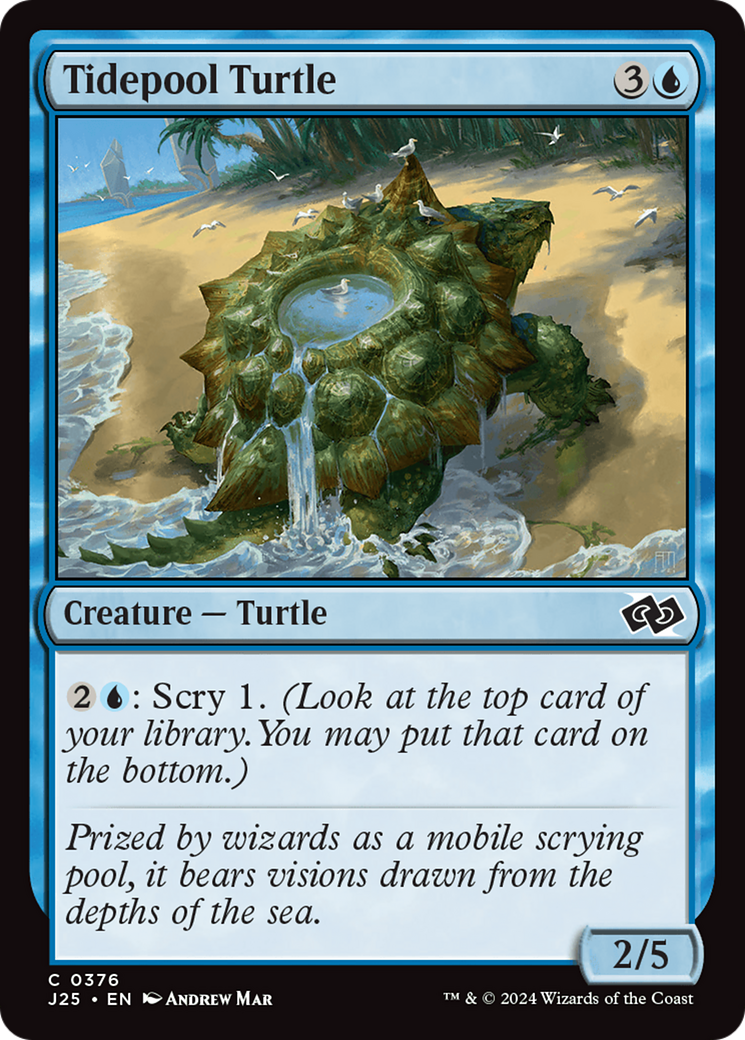 Tidepool Turtle [Foundations Jumpstart] | Cards and Coasters CA