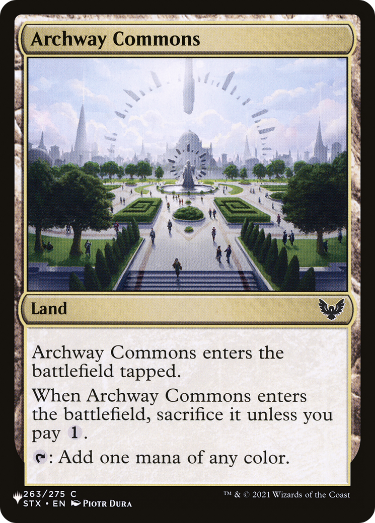 Archway Commons [The List] | Cards and Coasters CA