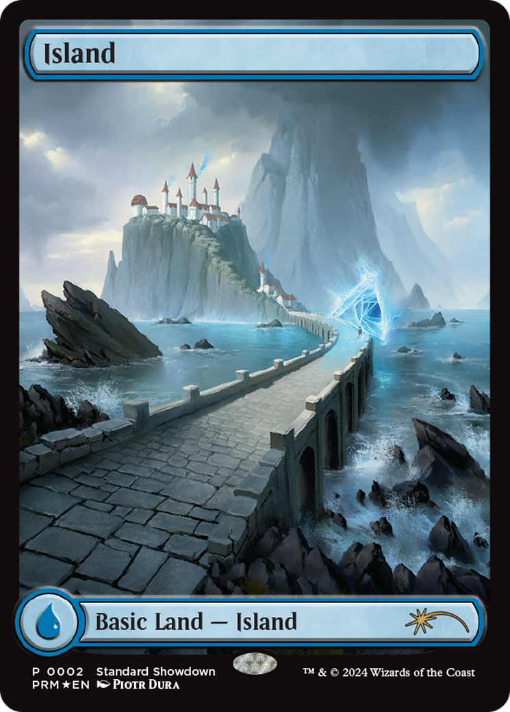 Island (Lucas Graciano) [Standard Showdown Promos] | Cards and Coasters CA