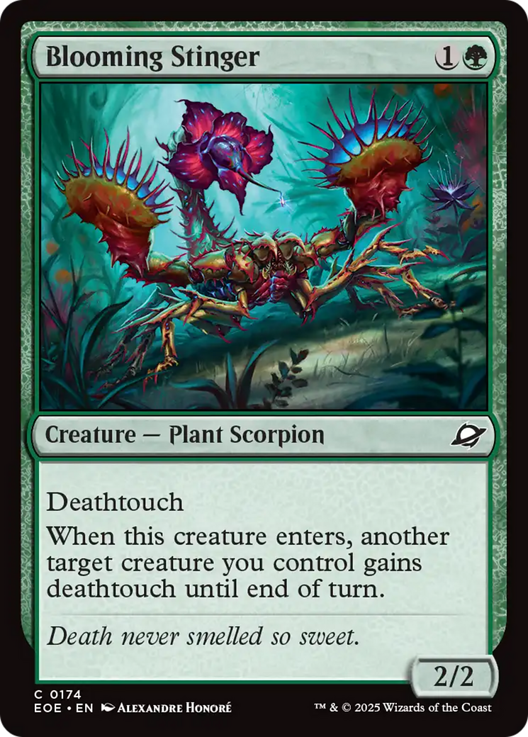 Blooming Stinger [Edge of Eternities] | Cards and Coasters CA
