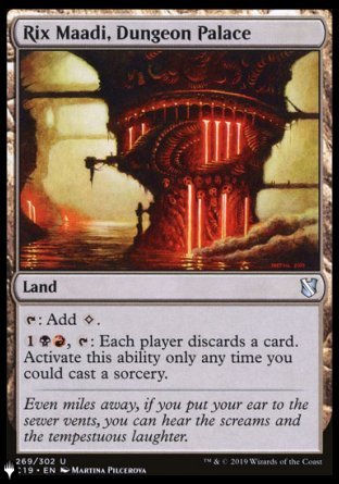 Rix Maadi, Dungeon Palace [The List] | Cards and Coasters CA