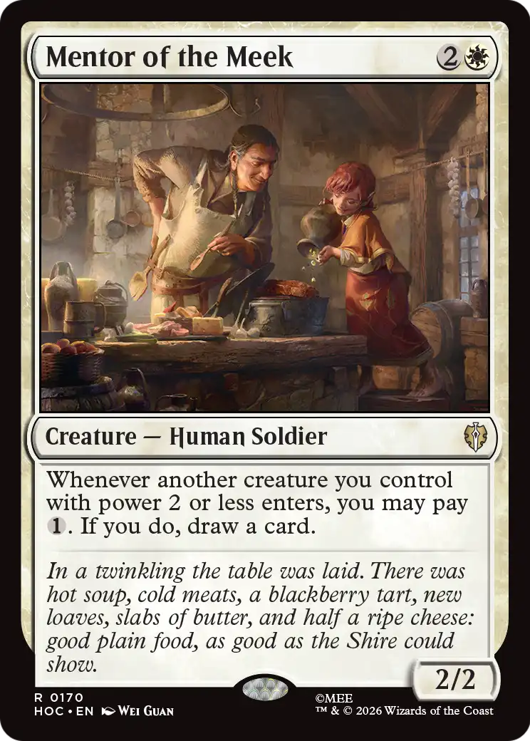Mentor of the Meek [The Hobbit: Eternal-Legal] | Cards and Coasters CA