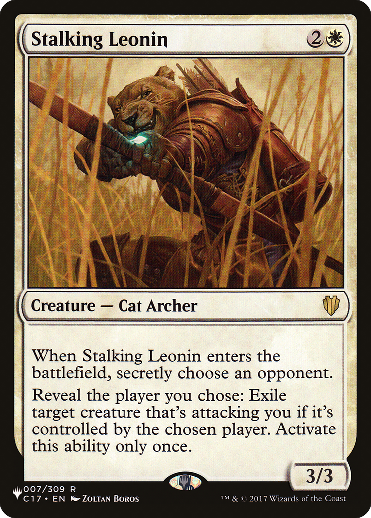 Stalking Leonin [The List] | Cards and Coasters CA