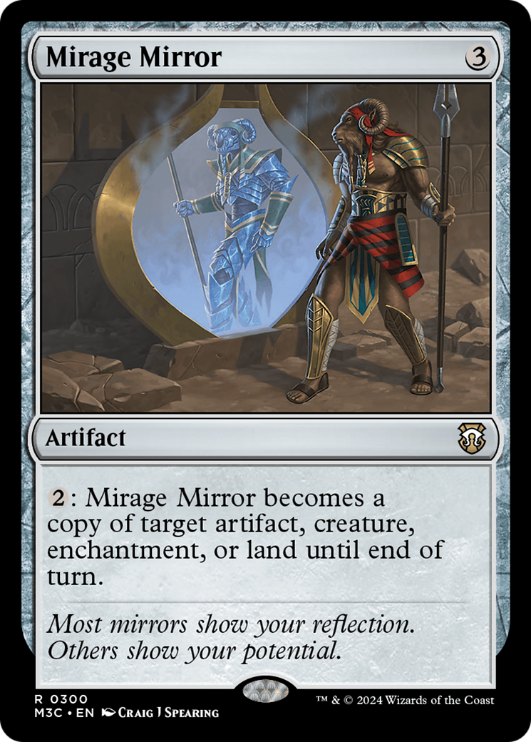 Mirage Mirror (Ripple Foil) [Modern Horizons 3 Commander] | Cards and Coasters CA