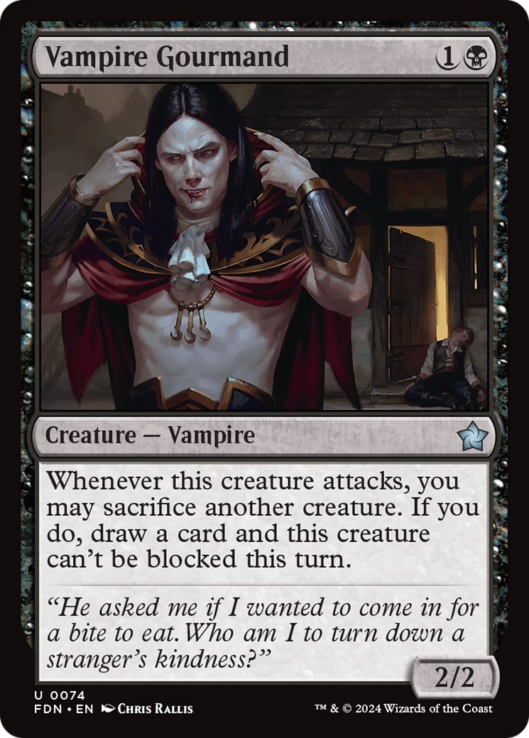 Vampire Gourmand [Foundations] | Cards and Coasters CA