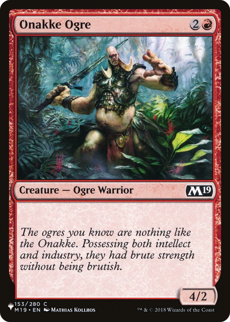 Onakke Ogre [The List] | Cards and Coasters CA