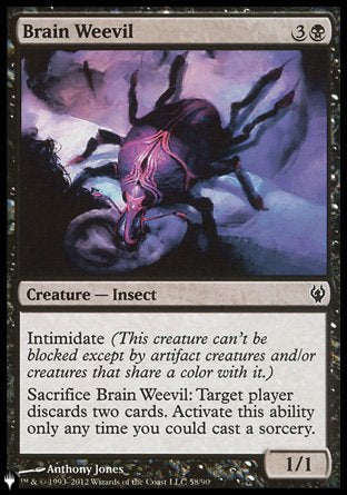 Brain Weevil [The List] | Cards and Coasters CA