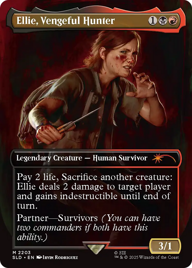 Ellie, Vengeful Hunter [Secret Lair Drop Series] | Cards and Coasters CA