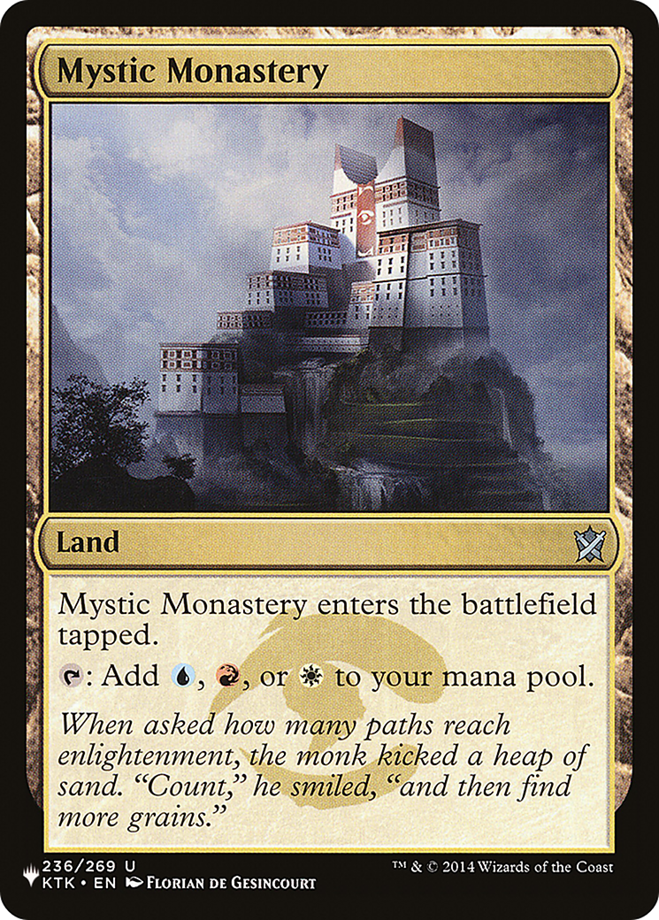 Mystic Monastery [The List] | Cards and Coasters CA