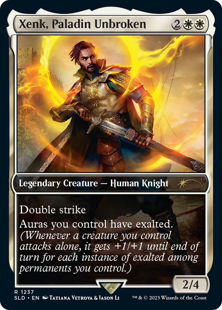 Xenk, Paladin Unbroken [Secret Lair Drop Series] | Cards and Coasters CA