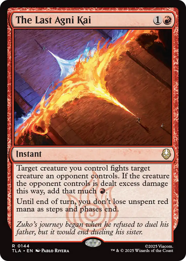 The Last Agni Kai [Avatar: The Last Airbender] | Cards and Coasters CA