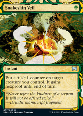 Snakeskin Veil (Foil Etched) [Strixhaven: Mystical Archive] | Cards and Coasters CA