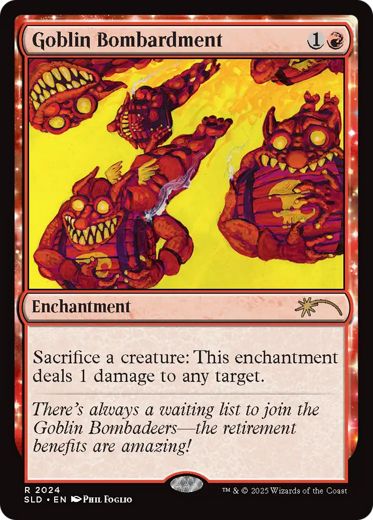 Goblin Bombardment (2024) [Secret Lair Drop Series] | Cards and Coasters CA