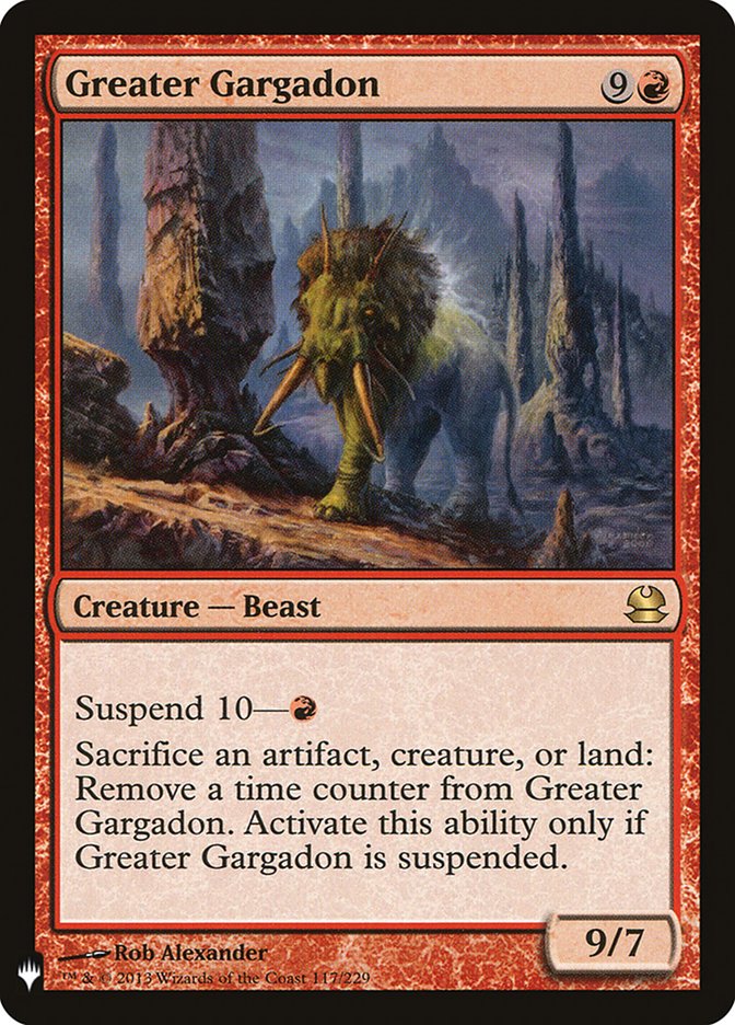 Greater Gargadon [Mystery Booster] | Cards and Coasters CA