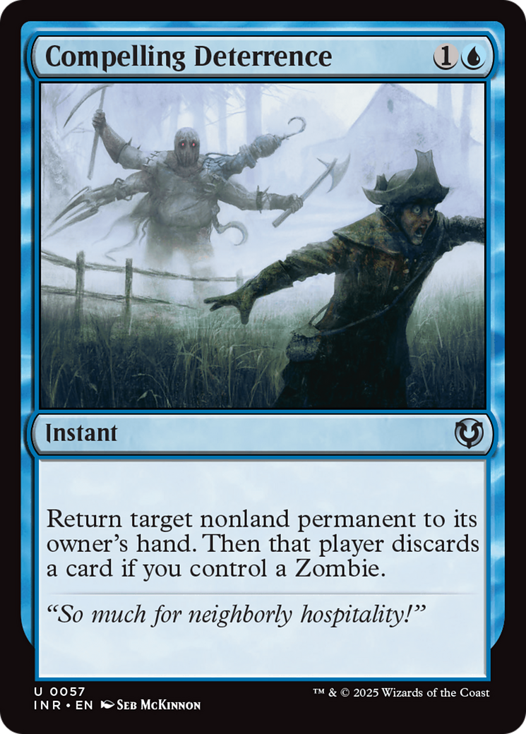 Compelling Deterrence [Innistrad Remastered] | Cards and Coasters CA