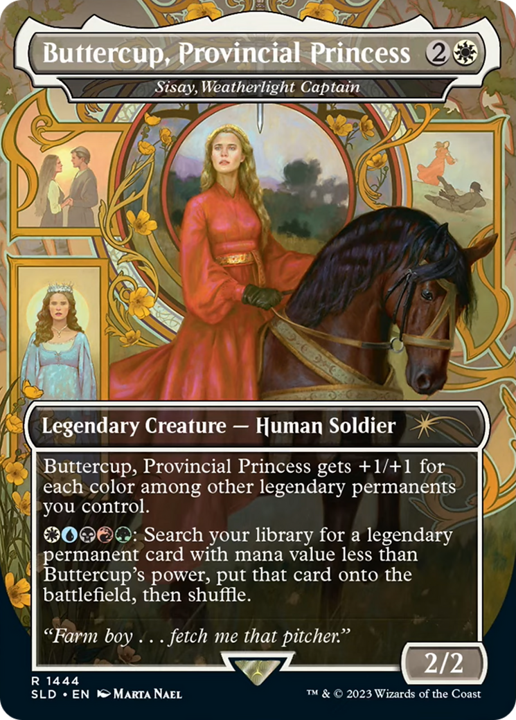 Buttercup, Provincial Princess - Sisay, Weatherlight Captain [Secret Lair Drop Series] | Cards and Coasters CA