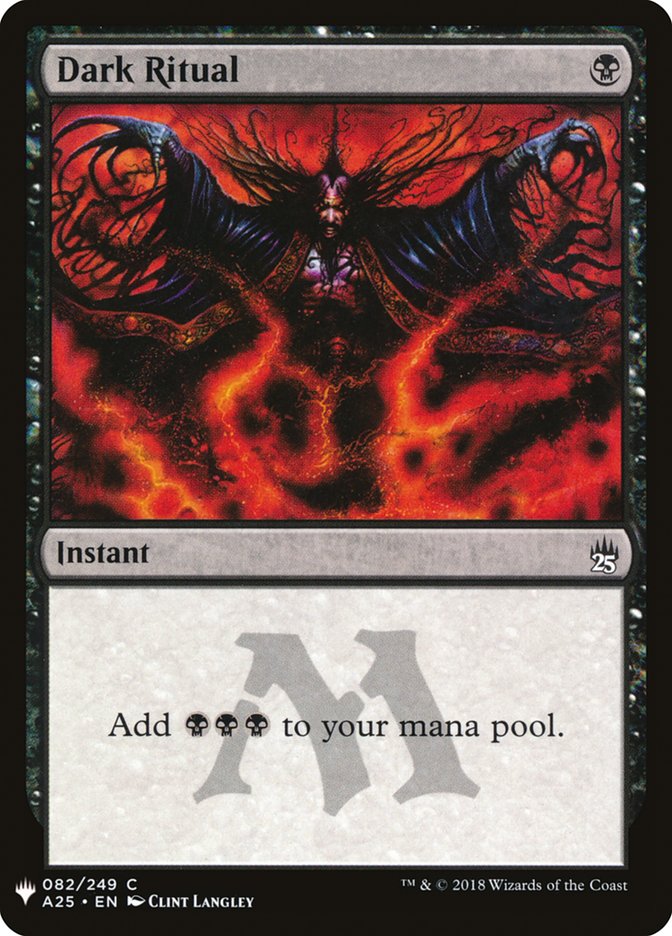 Dark Ritual [Mystery Booster] | Cards and Coasters CA