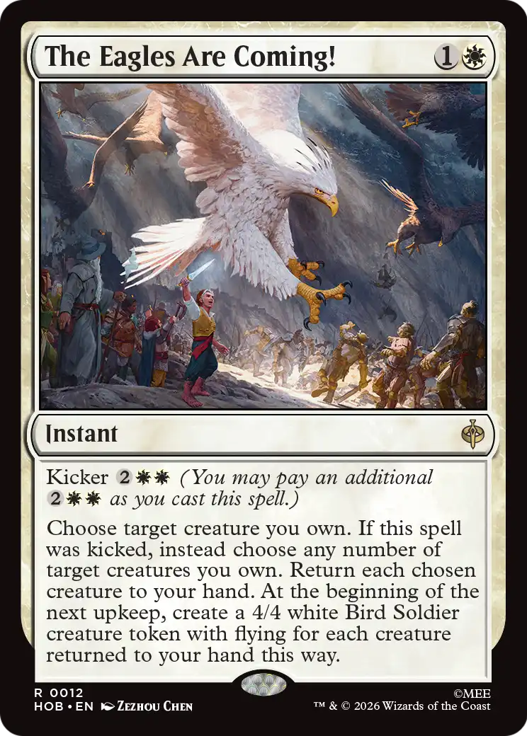 The Eagles Are Coming! [The Hobbit] | Cards and Coasters CA