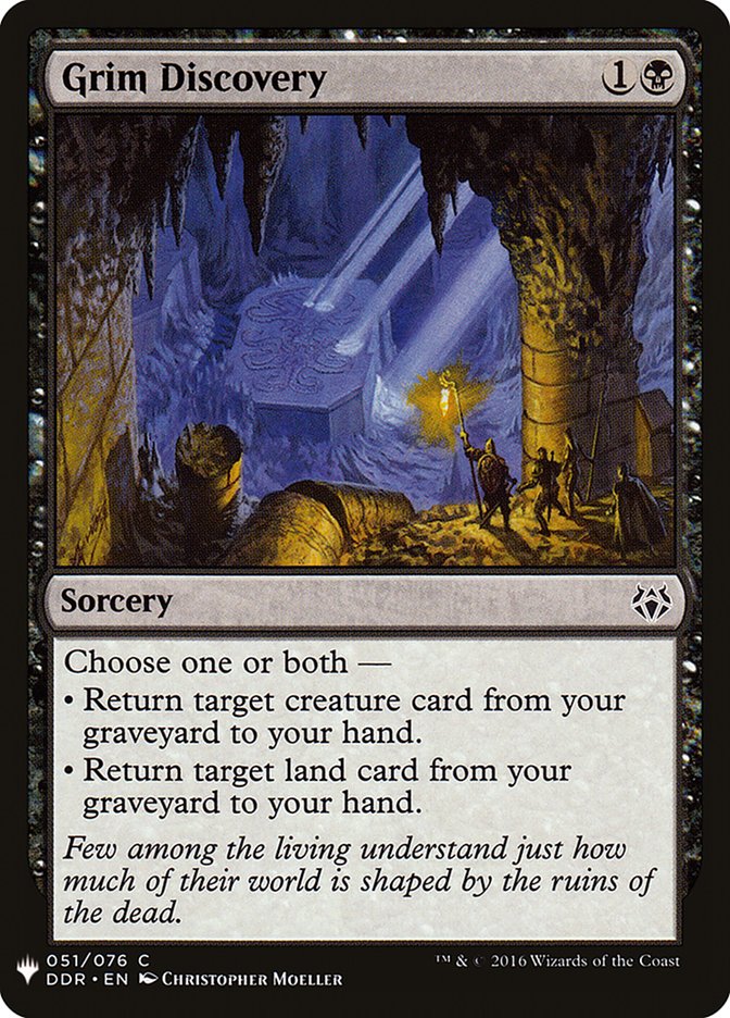 Grim Discovery [Mystery Booster] | Cards and Coasters CA