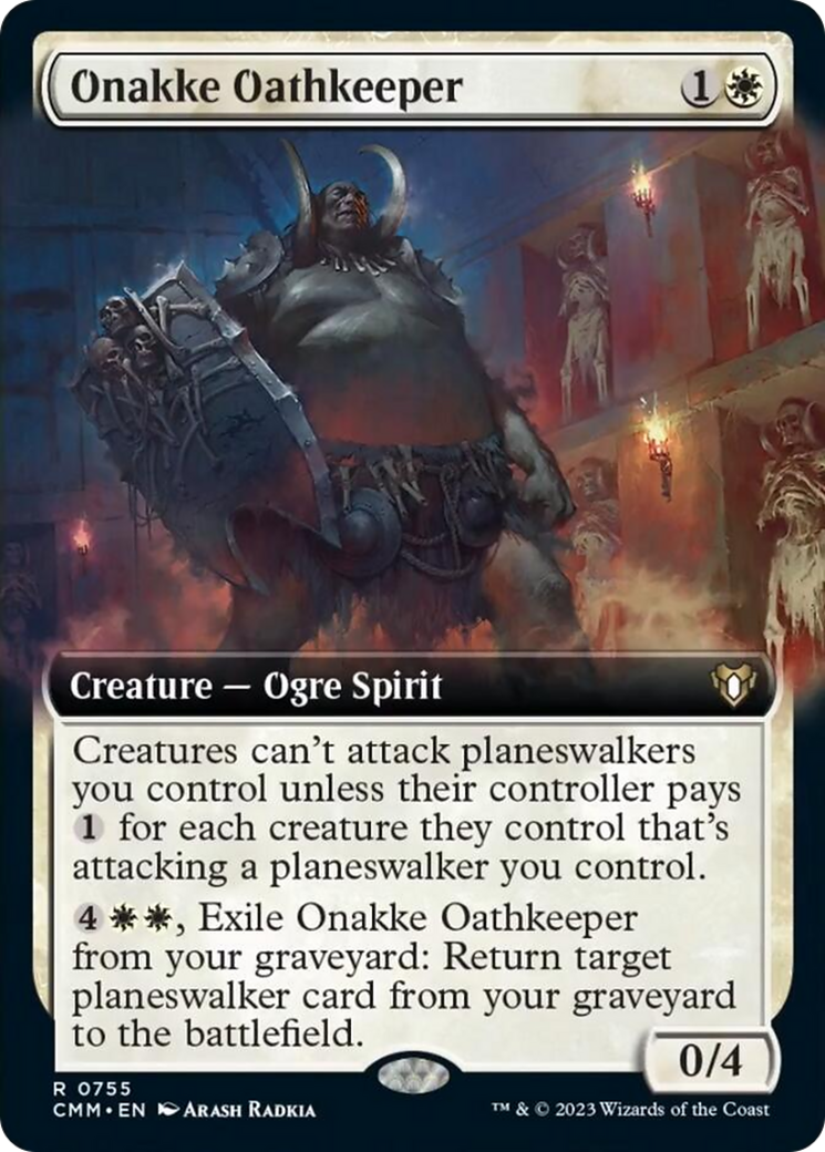 Onakke Oathkeeper (Extended Art) [Commander Masters] | Cards and Coasters CA