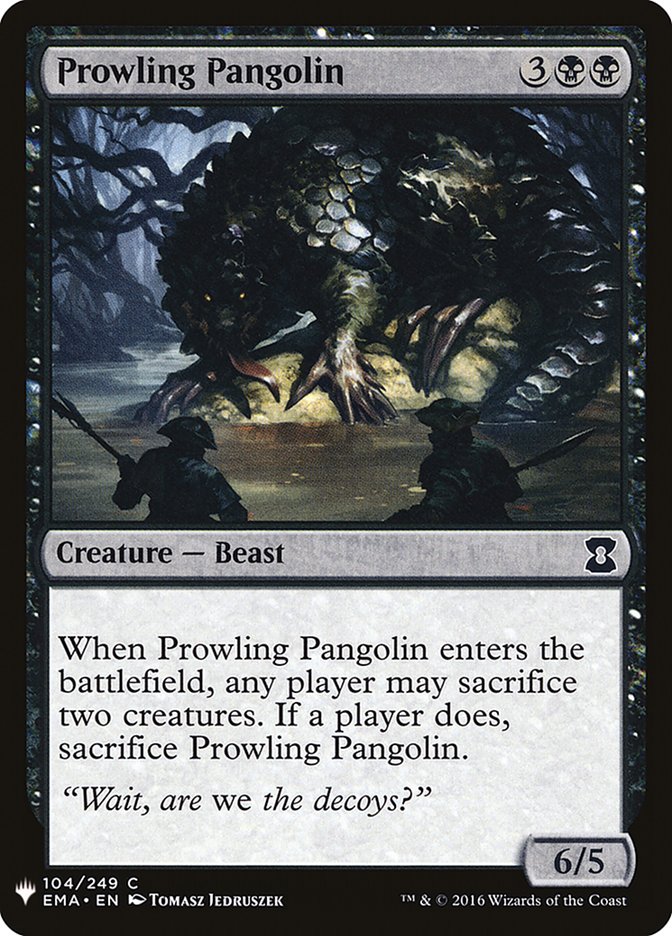 Prowling Pangolin [Mystery Booster] | Cards and Coasters CA