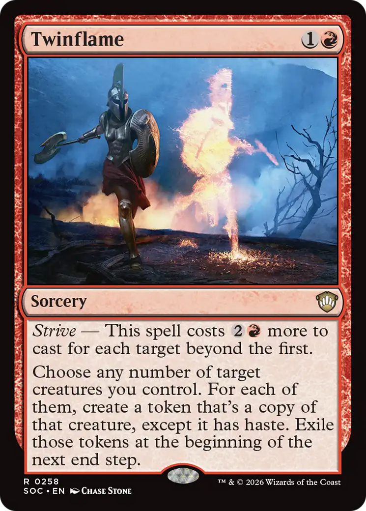 Twinflame [Secrets of Strixhaven Commander] | Cards and Coasters CA
