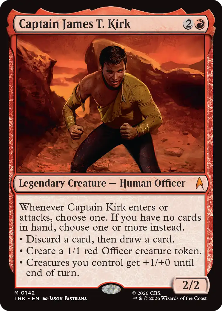 Captain James T. Kirk [Star Trek] | Cards and Coasters CA