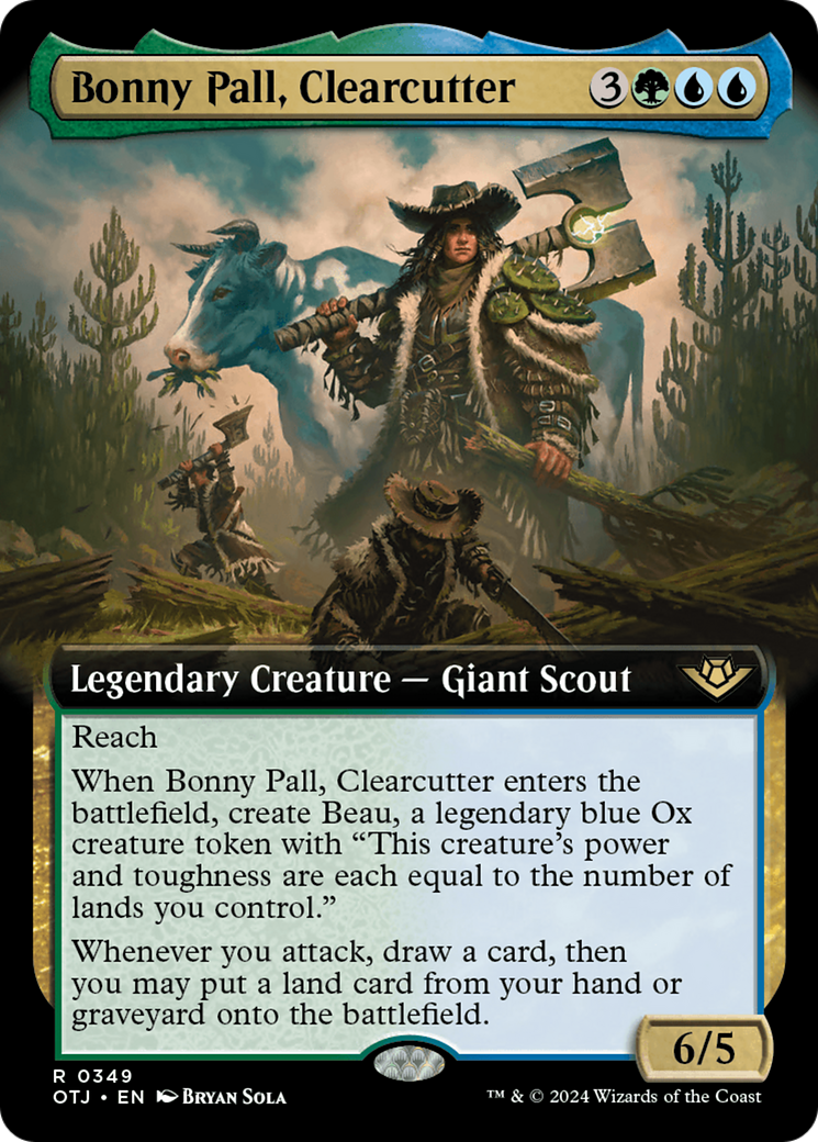 Bonny Pall, Clearcutter (Extended Art) [Outlaws of Thunder Junction] | Cards and Coasters CA