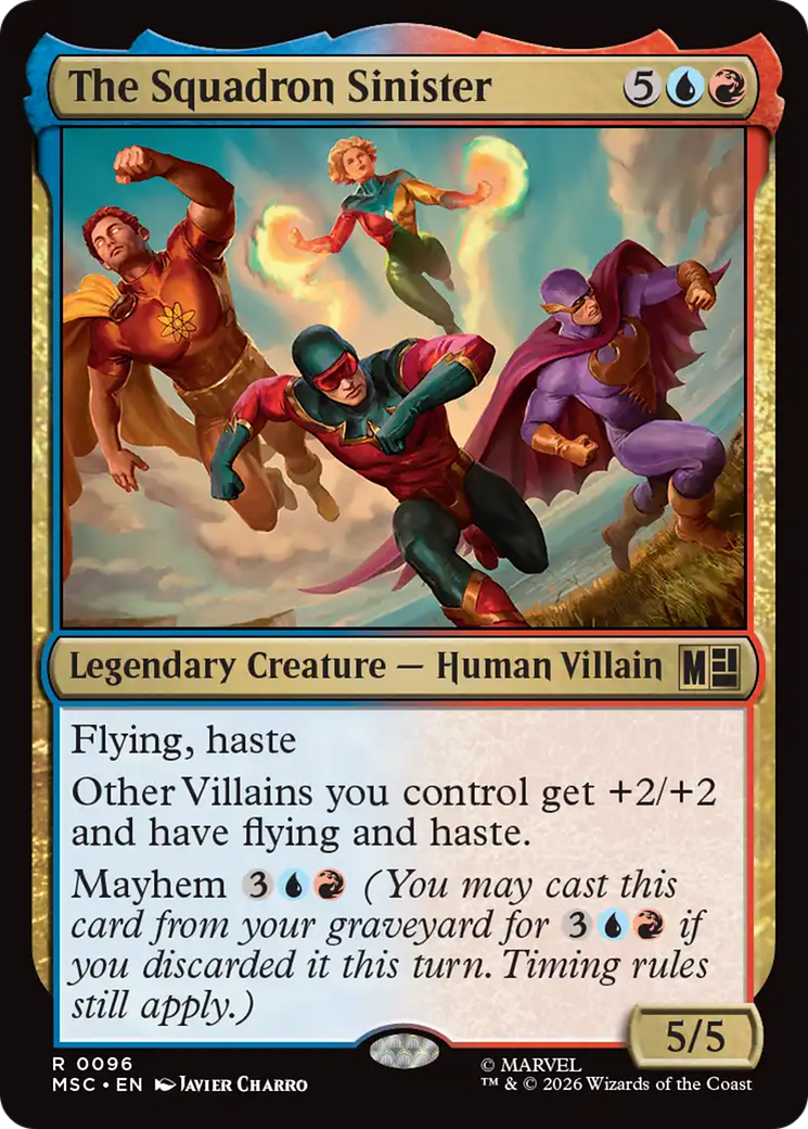 The Squadron Sinister [Marvel Super Heroes Commander] | Cards and Coasters CA