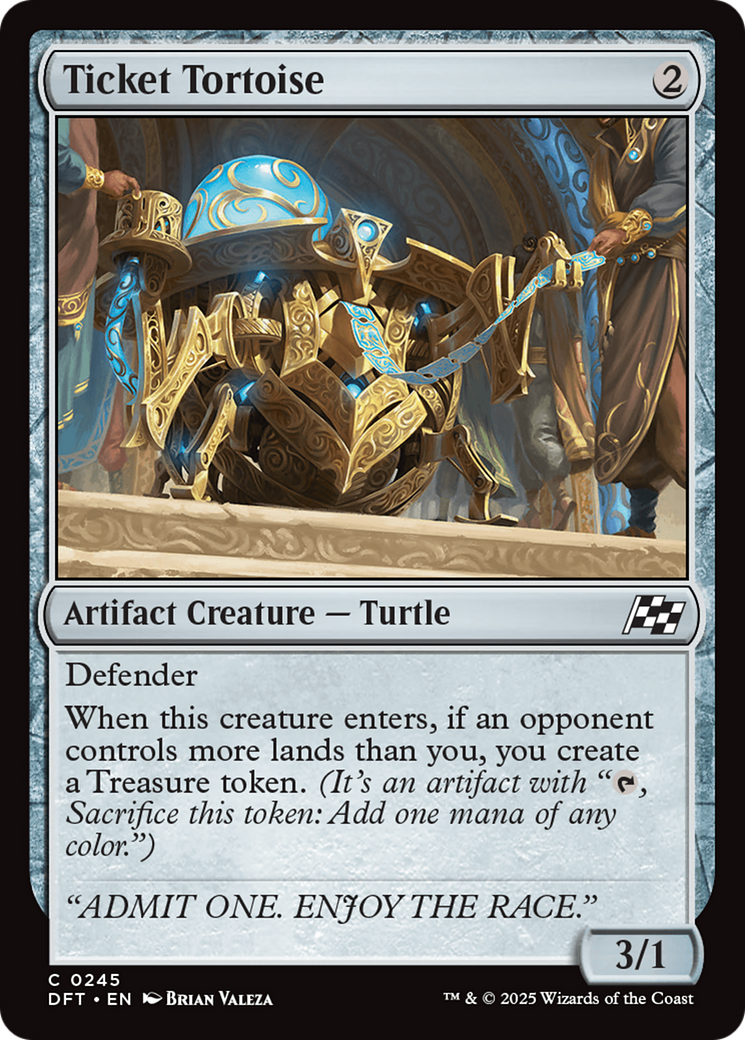 Ticket Tortoise [Aetherdrift] | Cards and Coasters CA