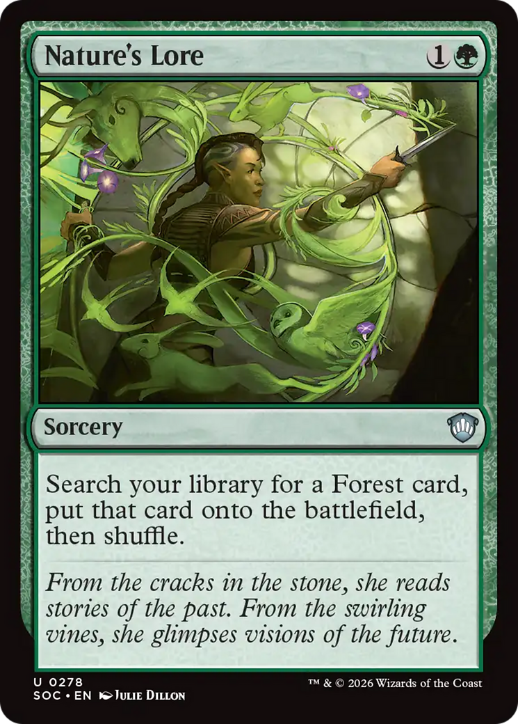 Nature's Lore [Secrets of Strixhaven Commander] | Cards and Coasters CA