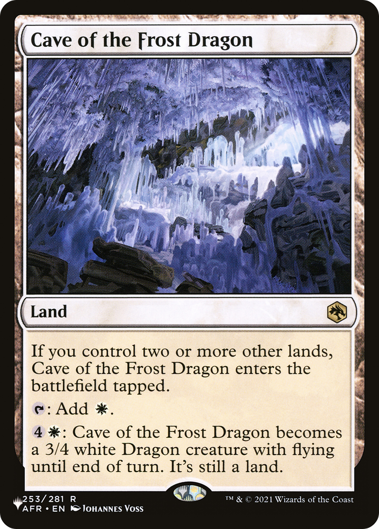 Cave of the Frost Dragon [The List] | Cards and Coasters CA