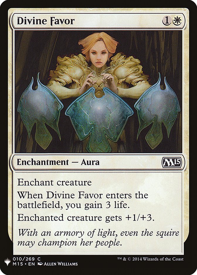Divine Favor [Mystery Booster] | Cards and Coasters CA